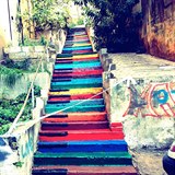 Tyto schody najdete v libanonskm Bejrtu.