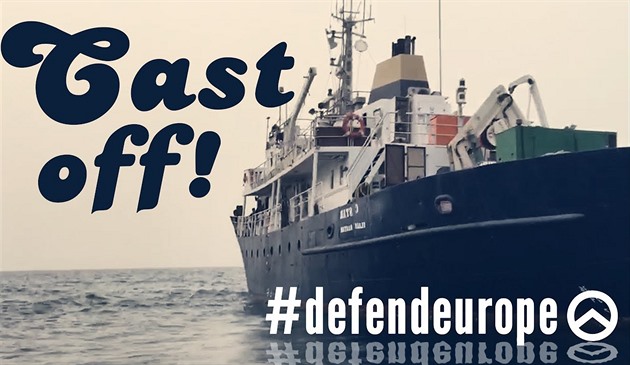 Extrémní pravicové hnutí Defense Europe chce ochránit Evropu pe dalím...