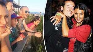 Talinda a Chester Bennington s rodinou Talinda a Chester Bennington s rodinou