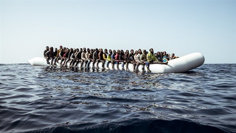 Migranti na cest do Evropy.  (Ilustraní foto)
