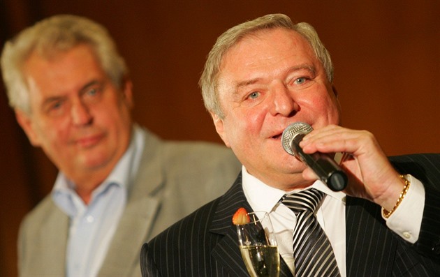 Zemel Miroslav louf, bývalý pítel a poradce Miloe Zemana.