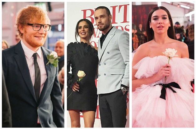 Ed Sheeran / Liam Payne a Cheryl / Dua Lipa / Brit Awards 2018