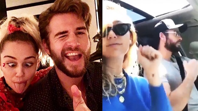 Miley Cyrus a Liam Hemsworth