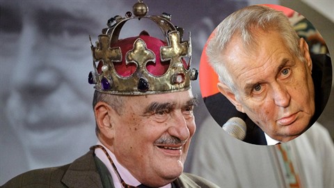 Karel Schwarzenberg neetí tvrdými slovy na úet Miloe Zemana.