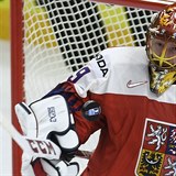 Brank David Rittich chyt v NHL za Calgary Flames.