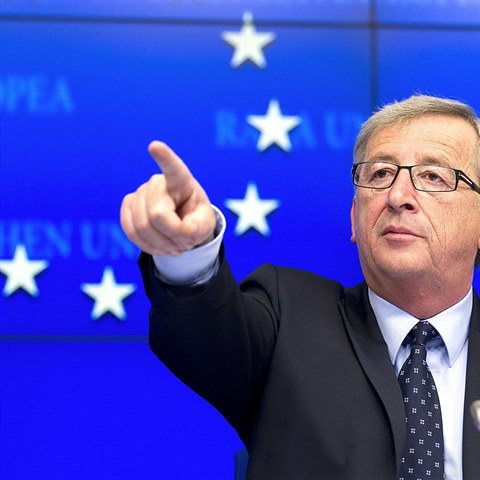 Pedseda Evropsk komise a nejvy eurobyrokrat Jean-Claude Juncker se opt...