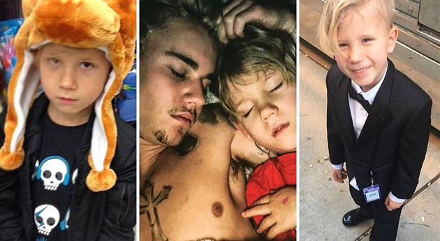 Justin Bieber a jeho brácha Jaxon Bieber