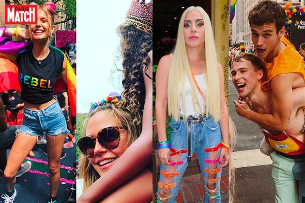 Lady Gaga, Heidi Klum i Brandon Flynn na Pride Parade