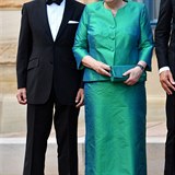 Merkelov pekvapila metalickou zelenou.