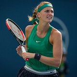 Petra Kvitov na turnaji v americkm Cincinnati