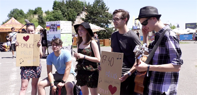 Busking jako upoutávka na vlastní koncert