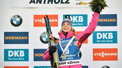 Markéta Davidová vyhrála první závod Svtového poháru v kariée.