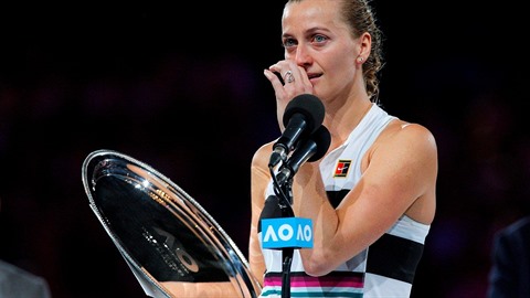 Petra Kvitová taení na Australian Open nedotáhla k triumfu. Pesto ji obdivuje...