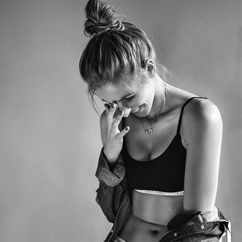 Kristýna se nebojí zapózovat fotografům.