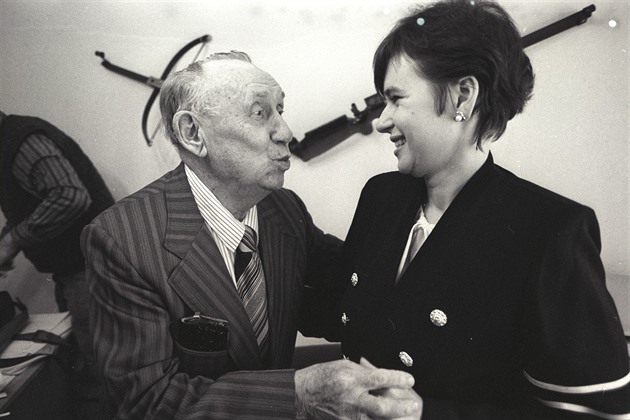 Jára Kohout s manelkou Marcelou.