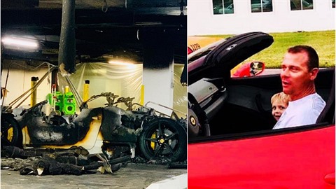 Tohle zbylo z Ferrari za miliony. Za vše mohla Tesla. Tohle zbylo z Ferrari za miliony. Za vše mohla Tesla.