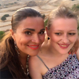 Mahulena Boanov s dcerou na dovolen na Kypru