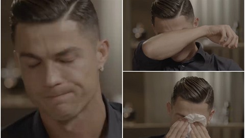 Ronaldo se rozbrečel, když viděl video svého otce. Ronaldo se rozbrečel, když viděl video svého otce.