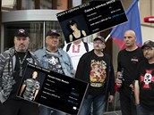 Partička protestující proti přesunu sochy maršála Koněva. Chcete se obléct jako...
