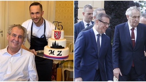 Prezident Miloš Zeman slavil o víkendu 75. narozeniny. Jak probíhala oslava v... Prezident Miloš Zeman slavil o víkendu 75. narozeniny. Jak probíhala oslava v...