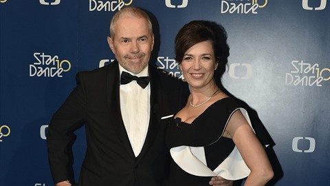 Marek Eben a Tereza Kostková. Marek Eben a Tereza Kostková.