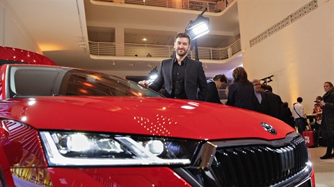 Marek Ztracený na premiéře Škody Octavia Marek Ztracený na premiéře Škody Octavia