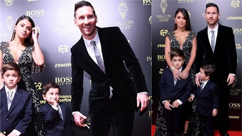 Messiho syn Mateo byl na galavečeru nepřehlédnutelný. Messiho syn Mateo byl na galavečeru nepřehlédnutelný.