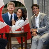 Kanadsk premir Trudeau chtl vtat Harryho a Meghan s otevenou nru, ale...