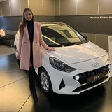 Klra Vavrukov pevzala novou Hyundai i10, Karolna Kokeov tuto slavnost...
