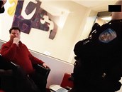 Pro Tima Tolkkiho si přišla policie.