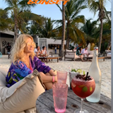 Monika Babišová s dcerou Vivien na Zanzibaru