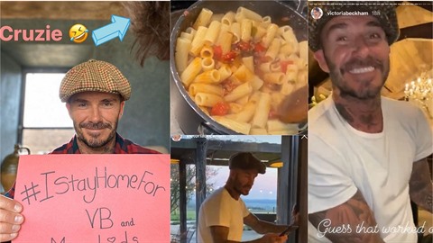David Beckham bere karanténu vážně. Jeho žena předvedla, jak vaří pro celou... David Beckham bere karanténu vážně. Jeho žena předvedla, jak vaří pro celou...