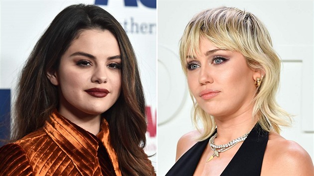 Miley Cyrus a Selena Gomez