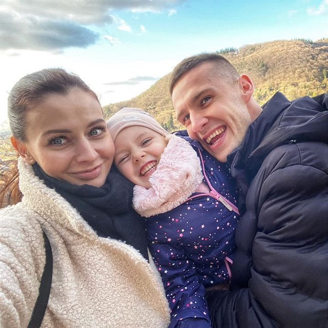 Manželé Kadeřábkovi s dcerou Emou
