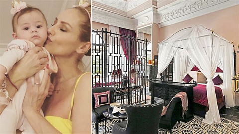 Adriana s rodinou si žije v naprostém přepychu. Adriana s rodinou si žije v naprostém přepychu.