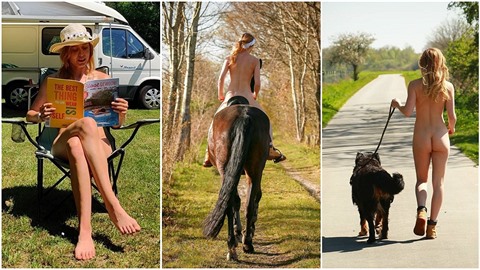 Slavná instagramová hanbářka A Naked Girl odstartovala letní sezonu! Slavná instagramová hanbářka A Naked Girl odstartovala letní sezonu!