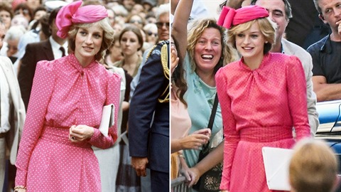 Herečka Emma Corrin je princezně Dianě skutečně velmi podobná. Herečka Emma Corrin je princezně Dianě skutečně velmi podobná.