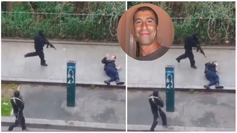 Teroristé z Charlie Hebdo muslimského policistu Ahmeda Merabeta chladnokrevně... Teroristé z Charlie Hebdo muslimského policistu Ahmeda Merabeta chladnokrevně...