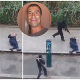 Terorist z Charlie Hebdo muslimskho policistu Ahmeda Merabeta chladnokrevn...