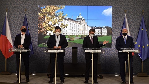 Tisková konference ministra vnitra, ministra zdravotnictví, ministra školství a... Tisková konference ministra vnitra, ministra zdravotnictví, ministra školství a...