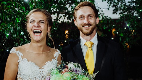 Petra a René z pořadu Svatba na první pohled a jejich velký den Petra a René z pořadu Svatba na první pohled a jejich velký den