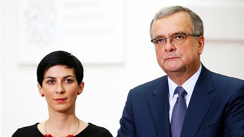 Markéta Pekarová Adamová a Miroslav Kalousek Markéta Pekarová Adamová a Miroslav Kalousek