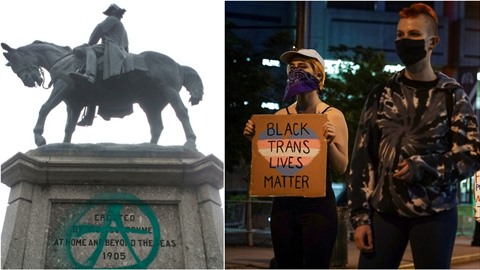 V důsledku nevole aktivistů hnutí Black Lives Matter začala městská rada v... V důsledku nevole aktivistů hnutí Black Lives Matter začala městská rada v...