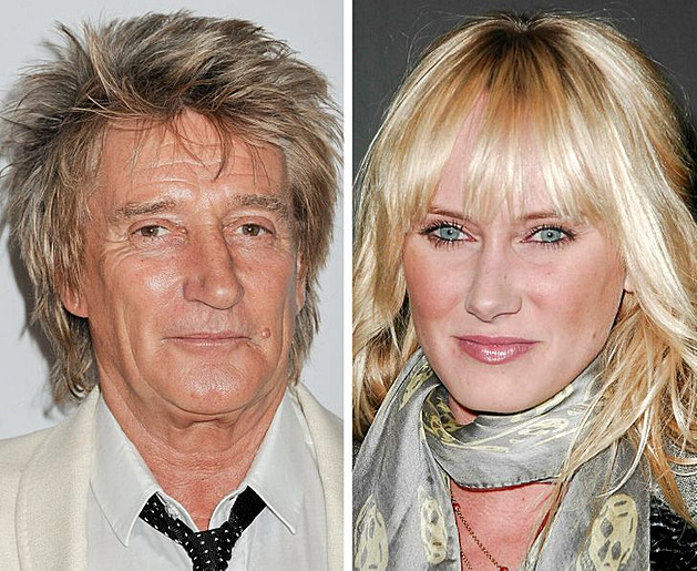 Rod Stewart and Kimberly Stewart