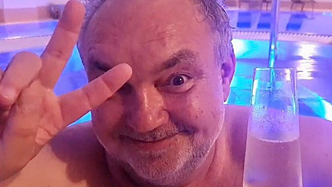 S hereckým kolegou z Ulice Miroslavem Hanušem. S hereckým kolegou z Ulice Miroslavem Hanušem.