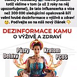 Luk Roubk oznail Kamu za nebezpenou dezinfomtorku.