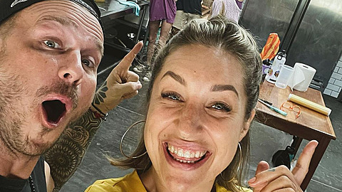 Kamu a Robí otevřeli svůj nový podnik Gelato Mágico Kamu a Robí otevřeli svůj nový podnik Gelato Mágico