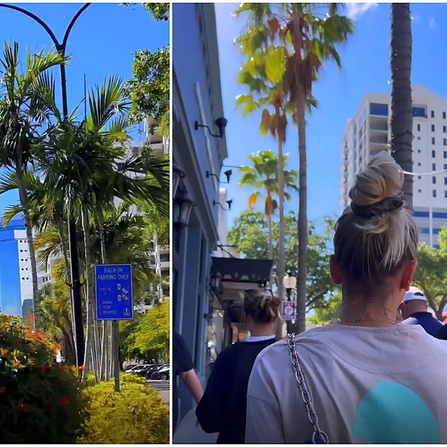 Dara Rolins vyrazila do Ameriky. Na Floridě, na rozdíl od většiny místních, chodí ráda pěšky.