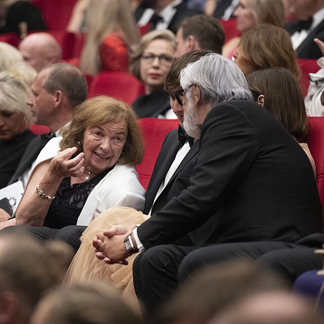 Livia Klausová se skvěle bavila.