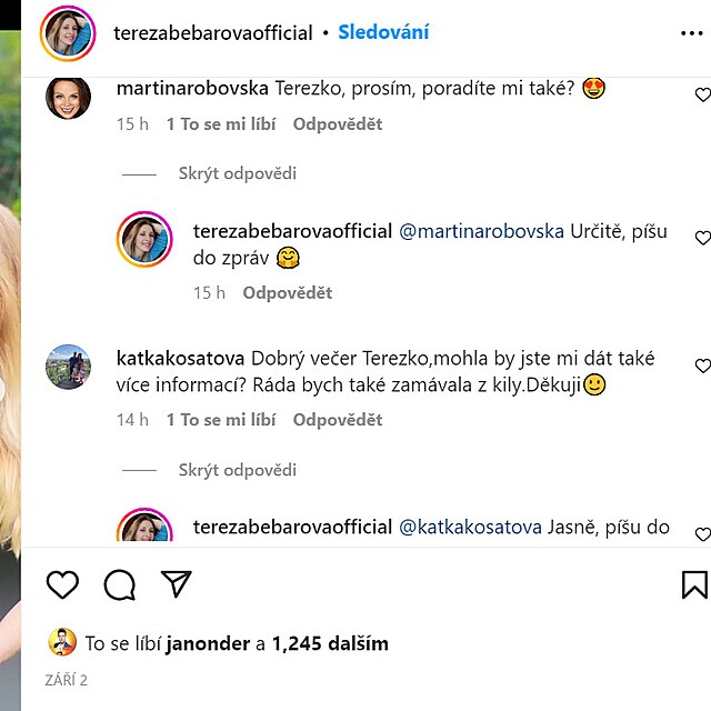 Bebarová radí i ostatním, jak zhubnout. Není to práce spíše pro výživářku?